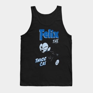 Retro Felix The Thicc Cat Tank Top